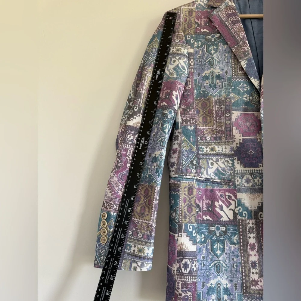 TALLIA sport coat Multicolor Patterned Blazer size SP16 nwt